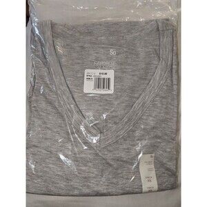 Junior's SO  Favorite V-Neck T-Shirt - Size XS- NWT Kohl's Gray